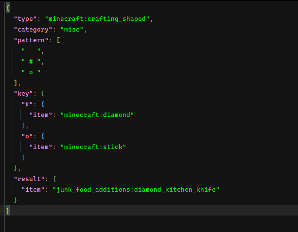 Diamond Kitchen Knife Recipe
